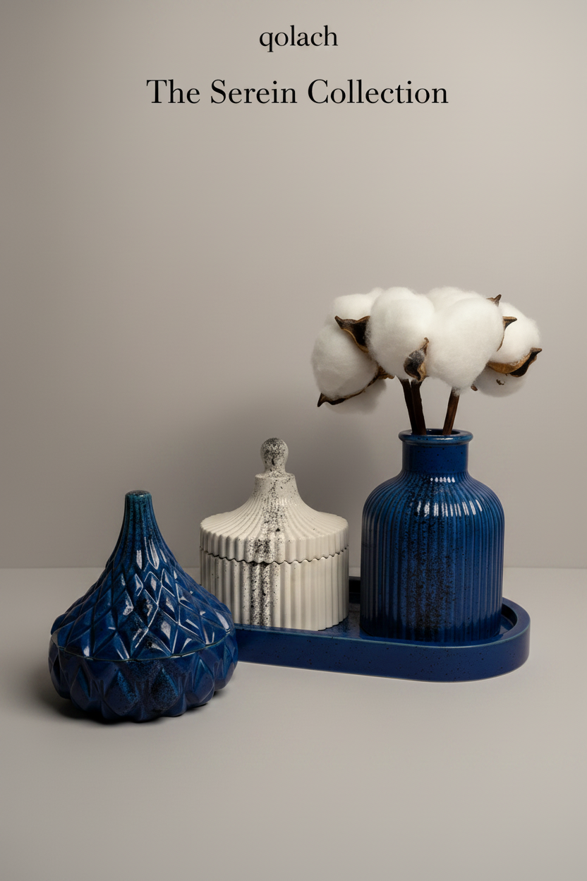 The Serein Collection — Premium 4-Piece Ceramic Décor Bundle